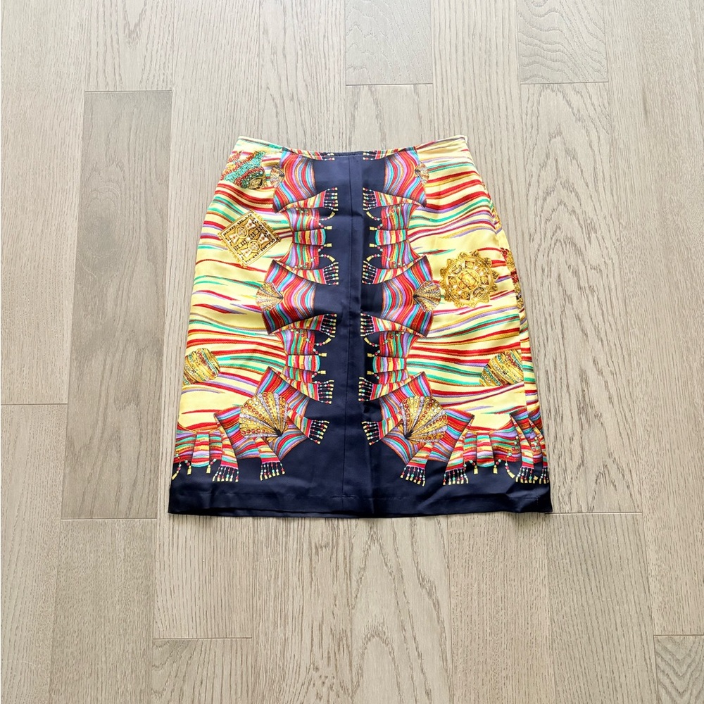 Andreluciano Silk Pencil Skirt
